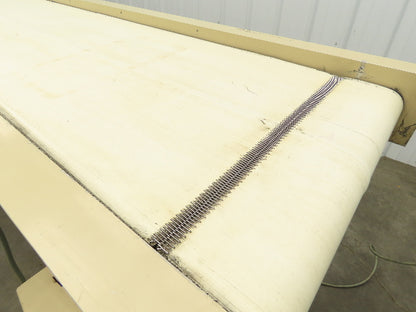 22"x 10' 4" Slider Bed Conveyor on Casters 18" Bed 115V 1PH Variable Speed 54FPM