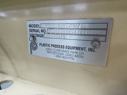 22"x 10' 4" Slider Bed Conveyor on Casters 18" Bed 115V 1PH Variable Speed 54FPM