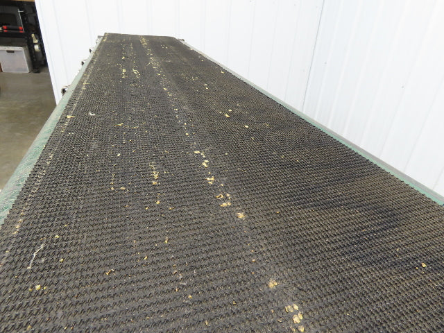 18.5"W x 8' 8" Slider Bed Conveyor 16" Grip Belt 115V 1PH Variable Speed 58FPM