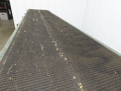 18.5"W x 8' 8" Slider Bed Conveyor 16" Grip Belt 115V 1PH Variable Speed 58FPM