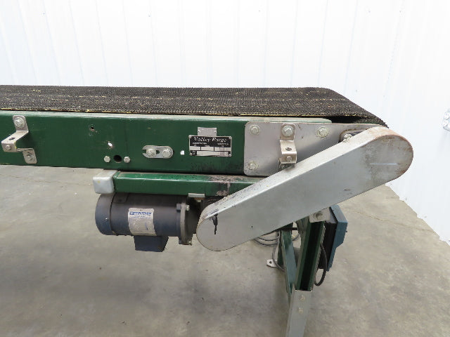 18.5"W x 8' 8" Slider Bed Conveyor 16" Grip Belt 115V 1PH Variable Speed 58FPM