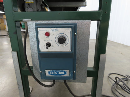 18.5"W x 8' 8" Slider Bed Conveyor 16" Grip Belt 115V 1PH Variable Speed 58FPM