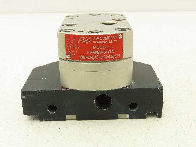 AW Company HPM-20-SLGA Positive Displacement Gear Flow Meter Hall Effect Sensor