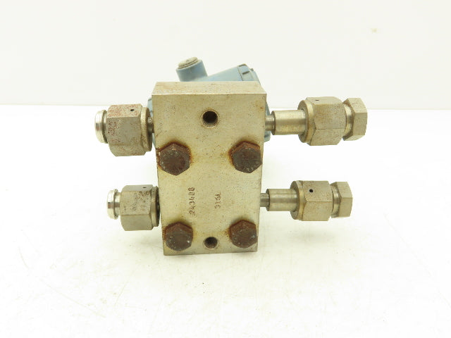Rosemount 3051 Pressure Transmitter Max WP 3626PSI 10.5-55VDC Output 4-20mA