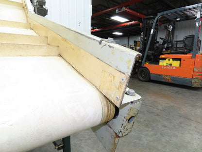 EMI Plastics 23"W x 6'L Incline Cleated Belt Parts Conveyor 17"Bed 115V 1-23FPM