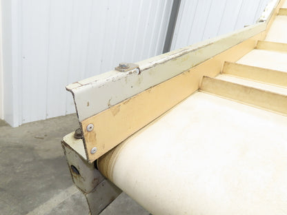 EMI Plastics 23"W x 6'L Incline Cleated Belt Parts Conveyor 17"Bed 115V 1-23FPM