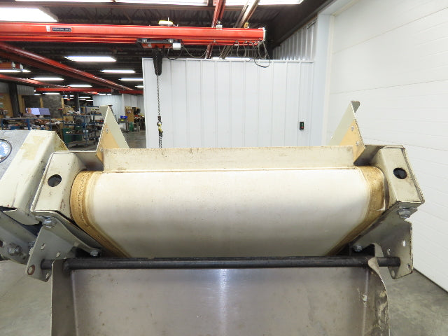 EMI Plastics 23"W x 6'L Incline Cleated Belt Parts Conveyor 17"Bed 115V 1-23FPM