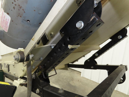 EMI Plastics 23"W x 6'L Incline Cleated Belt Parts Conveyor 17"Bed 115V 1-23FPM