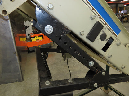 EMI Plastics 23"W x 6'L Incline Cleated Belt Parts Conveyor 17"Bed 115V 1-23FPM