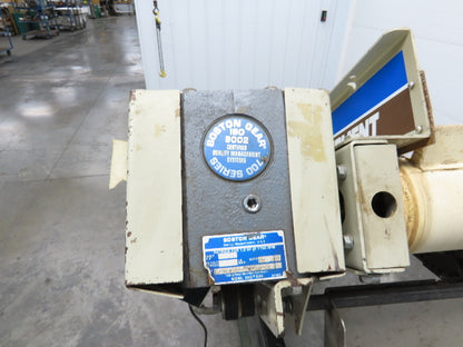 EMI Plastics 23"W x 6'L Incline Cleated Belt Parts Conveyor 17"Bed 115V 1-23FPM