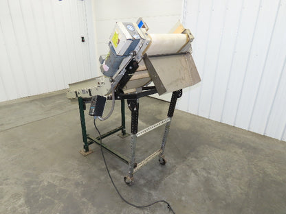 EMI Plastics 23"W x 6'L Incline Cleated Belt Parts Conveyor 17"Bed 115V 1-23FPM