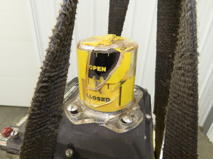 Rencor Controls 8" SS Ball Valve Air Operated Hytork 1370 Actuator Positioner