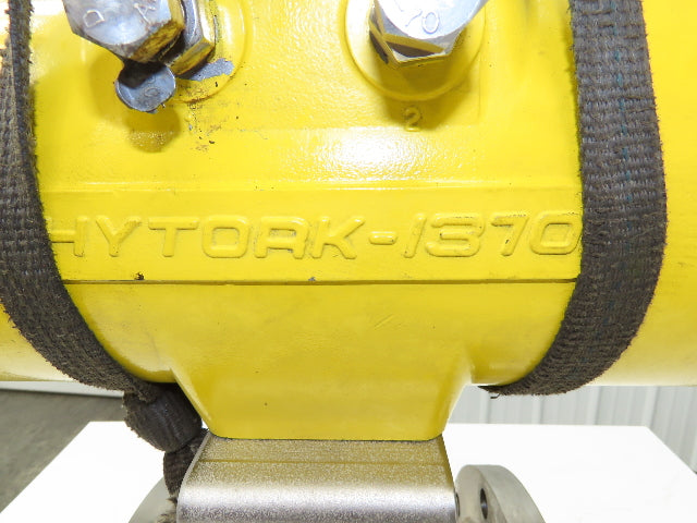 Rencor Controls 8" SS Ball Valve Air Operated Hytork 1370 Actuator Positioner