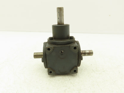 Hub City 0220-21101 Bevel M3 Gearbox Drive 1:1 Ratio 5/8" Dual Shaft AB Style