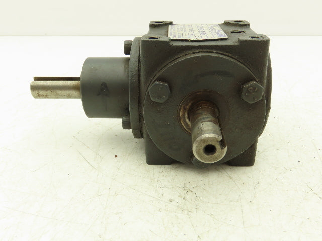 Hub City 0220-21101 Bevel M3 Gearbox Drive 1:1 Ratio 5/8" Dual Shaft AB Style