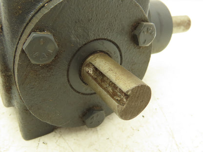 Hub City 0220-21101 Bevel M3 Gearbox Drive 1:1 Ratio 5/8" Dual Shaft AB Style