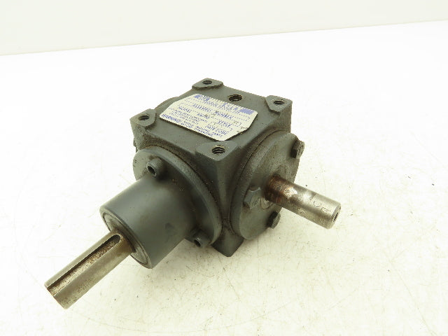 Hub City 0220-21101 Bevel M3 Gearbox Drive 1:1 Ratio 5/8" Dual Shaft AB Style