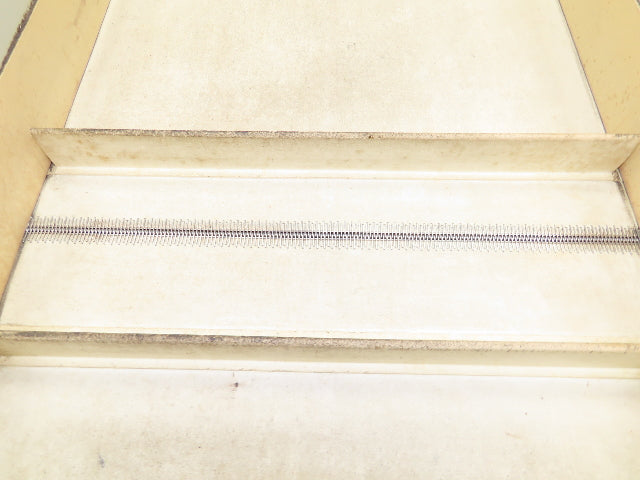 EMI Plastics 23"W x 6'L Incline Cleated Belt Parts Conveyor 17"Bed 115V 1-21FPM