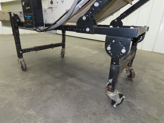 EMI Plastics 23"W x 6'L Incline Cleated Belt Parts Conveyor 17"Bed 115V 1-21FPM