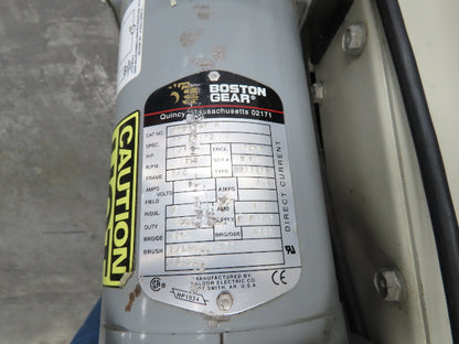 EMI Plastics 23"W x 6'L Incline Cleated Belt Parts Conveyor 17"Bed 115V 1-21FPM