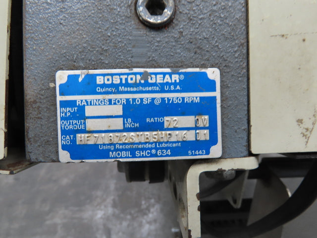 EMI Plastics 23"W x 6'L Incline Cleated Belt Parts Conveyor 17"Bed 115V 1-21FPM