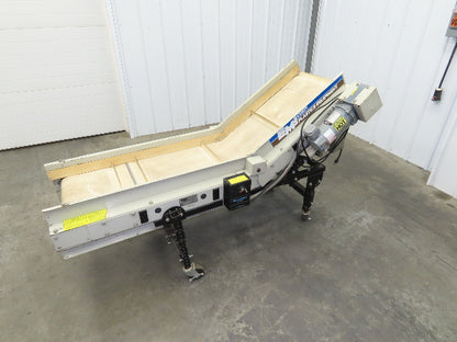 EMI Plastics 23"W x 6'L Incline Cleated Belt Parts Conveyor 17"Bed 115V 1-21FPM