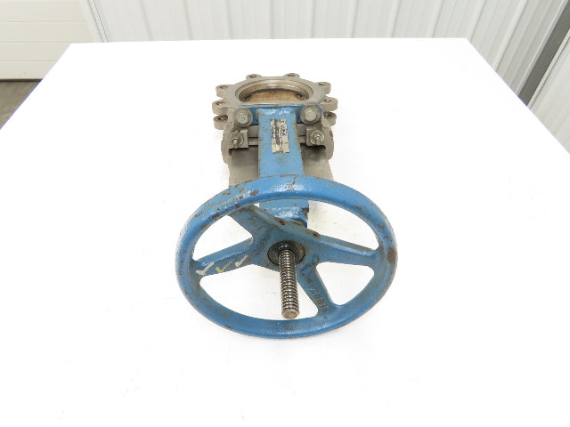DeZurik 9260375 6" Knife Gate Valve 316 SS Rising Stem Figure 825