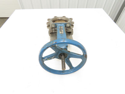 DeZurik 9260375 6" Knife Gate Valve 316 SS Rising Stem Figure 825