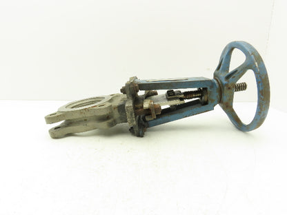 DeZurik 9258997 3" Knife Gate Valve 304 SS Rising Stem Fig. 824