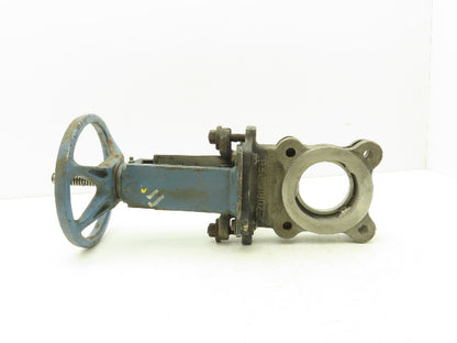 DeZurik 9258997 3" Knife Gate Valve 304 SS Rising Stem Fig. 824