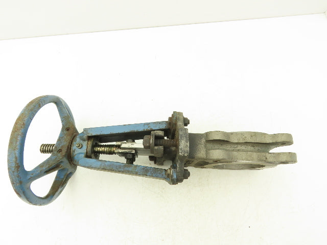 DeZurik 9258997 3" Knife Gate Valve 304 SS Rising Stem Fig. 824