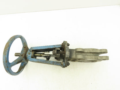 DeZurik 9258997 3" Knife Gate Valve 304 SS Rising Stem Fig. 824