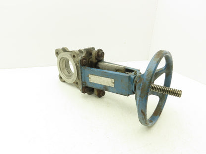 DeZurik 9258997 3" Knife Gate Valve 304 SS Rising Stem Fig. 824