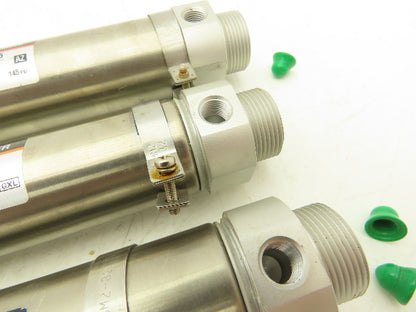 SMC Pneumatic Air Cylinder 32mm Bore Non Rotating 73-105mm Stoke Mixed Lot of 3