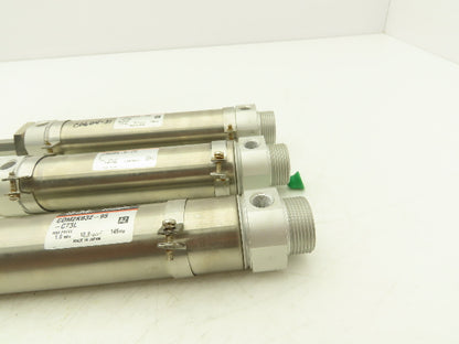 SMC Pneumatic Air Cylinder 32mm Bore Non Rotating 73-105mm Stoke Mixed Lot of 3