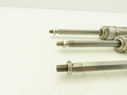 SMC Pneumatic Air Cylinder 32mm Bore Non Rotating 73-105mm Stoke Mixed Lot of 3