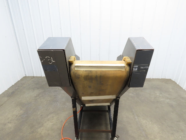 LaRos 19.5"W x 62"L Cleated Belt Incline Parts Conveyor 12"Bed 4-48FPM 115V