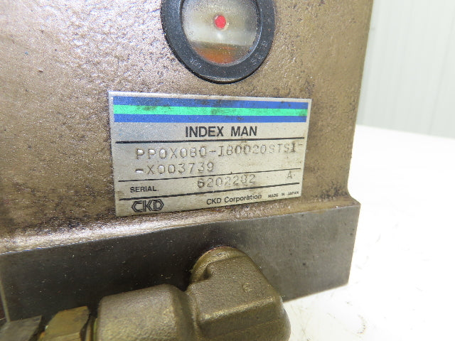 CKD Index Man Mech Indexer Roller Gear Cam 3/4" Stroke 2 Pos