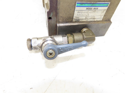 CKD Index Man Mech Indexer Roller Gear Cam 3/4" Stroke 2 Pos