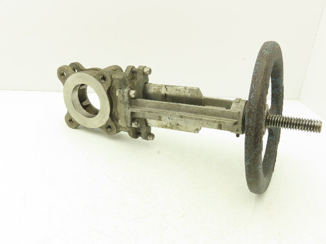 Velan L10-0310C-13SL 3" Stainless Knife Gate Valve 316SS Rising Stem Lug Style