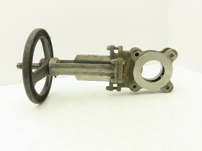 Velan L10-0310C-13SL 3" Stainless Knife Gate Valve 316SS Rising Stem Lug Style