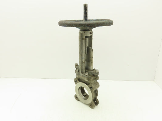Velan L10-0310C-13SL 3" Stainless Knife Gate Valve 316SS Rising Stem Lug Style