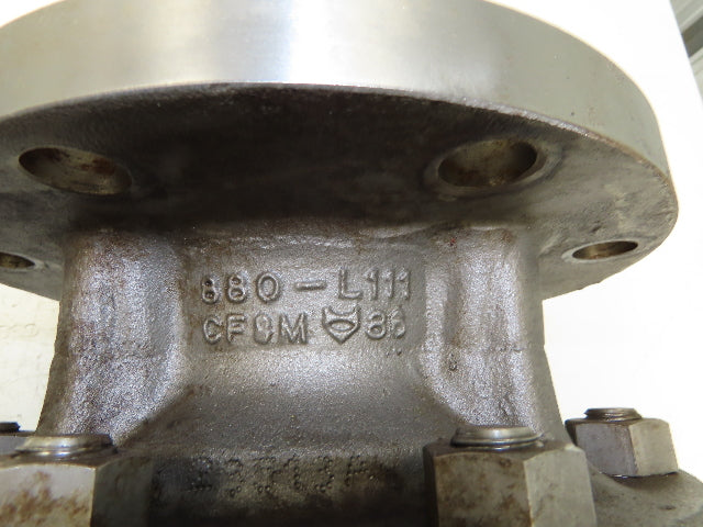 Neles Jamesbury Stainless 6" Flanged Ball Valve 316SS 150psi Pneumatic Actuator