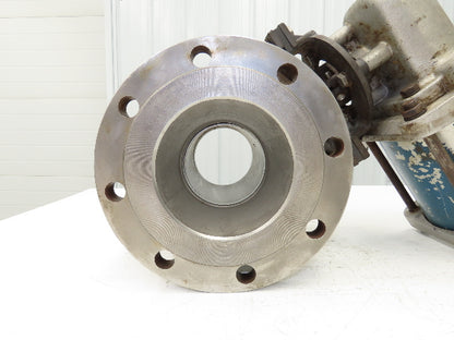 Neles Jamesbury Stainless 6" Flanged Ball Valve 316SS 150psi Pneumatic Actuator
