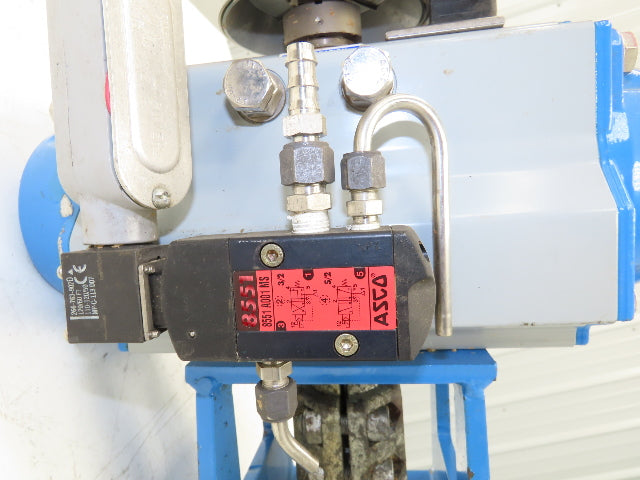 Jamesbury 815L113600XZ Size 8 Butterfly wafer Sphere Valve Xtreme 316SS