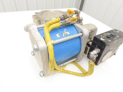 Jamesbury 8" Butterfly Valve Pneumatic Air Actuator PMV Positioner