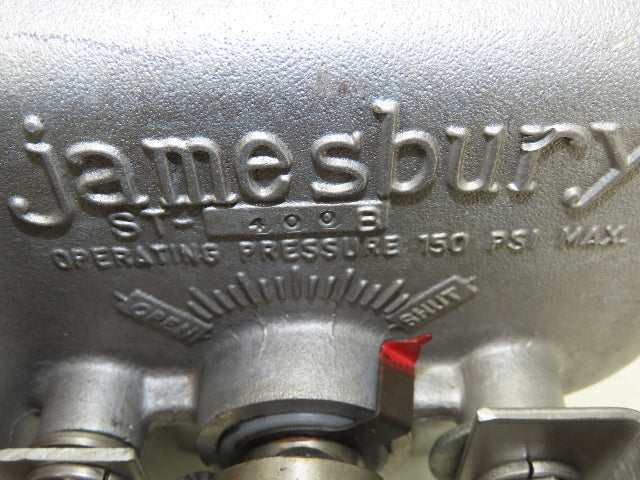 Jamesbury 8" Butterfly Valve Pneumatic Air Actuator PMV Positioner