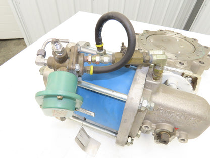 Jamesbury 815L-11 3600MT 8" Butterfly Valve Pneumatic Air Actuator No Positioner
