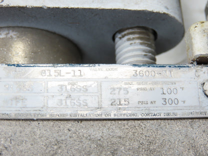 Jamesbury 815L-11 3600MT 8" Butterfly Valve Pneumatic Air Actuator No Positioner