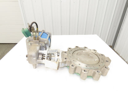 Jamesbury 815L-11 3600MT 8" Butterfly Valve Pneumatic Air Actuator No Positioner